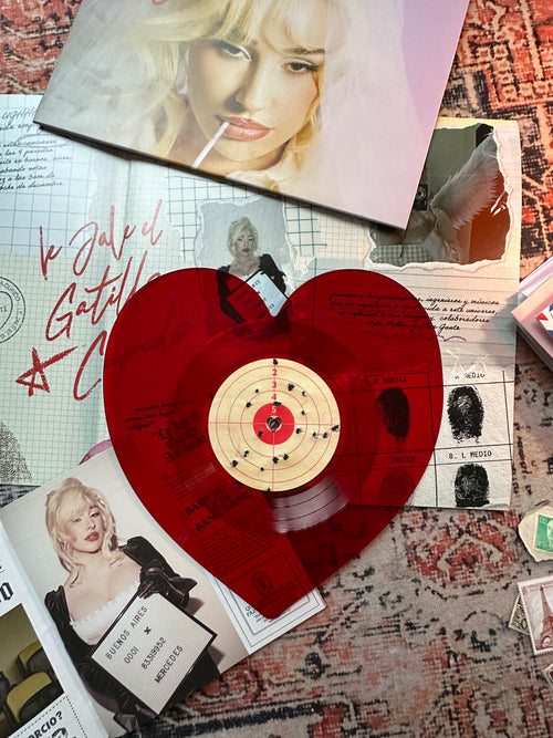 "Le jalé el Gatillo a Cupido" - Edición Limitada Heart Shaped Vinilo